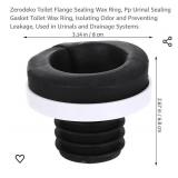 Zerodeko Toilet Flange Sealing Wax Ring, Pp Urinal Sealing Gasket Toilet Wax Ring, Isolating Odor and Preventing Leakage, Used in Urinals and Drainage Systems