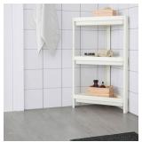 IKEA Corner shelf unit, white, 33x33x71 cm