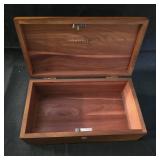 Lane wooden box