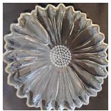 Vintage Hazel Atlas Sunflower Serving Plate