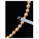 Pretty in Pink Pearl Necklace