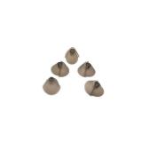 GN Resound Sure Fit Hearing Aid Standard Receiver Tulip Domes Dark Gray Split Ear Rub Piece Comfortable BTE Hearing Amplifier PSAP Kit Ear Tips Invisible, Perfect for Open Air (Open fit)(5 pcs)