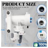 WH11X29539 Drain Pump Fits GE Washing Machines, AP6986715 Drain Pump & Filter Compatible With GE Machine, Replacement Parts 4962370 PS16217203 EAP16217203 etc, 3 Year Warranty