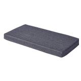 SAMTY Grey Bench seat Chair Pad Non-Slip Rubber Back Indoor Swing /Settee Cushion 40