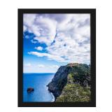 MENNTHUI 9x13 Black Picture Frame, Tabletop and Wall Mounting Horizontally or Vertically, Decoration for Photos, Paintings, Posters, Artwork