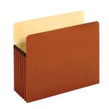 Pendaflex Expanding File Pockets, Letter Size, 5.25 Expansion, Reinforced with DuPont Tyvek® Material, Letter Size, Redrope, 10 Per Box (1534G OX)