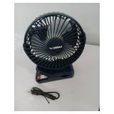 Clip on Fan 65 Hours Portable Desk Fan Rechargeable with LED Lights & Hooks 12000 Capacity Battery Operated Fan with Clips Small Desk Fan Mini Fans for Tents Travel Outdoor Camping Golf Cart Stroller