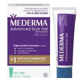 Mederma Advanced Scar Gel, Treats Old and New Scars, Reduces the Appearance of Scars from Acne, Stitches, Burns and More, 50 Grams