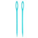 Boye Plastic Yarn Sewing Needle Set ,blue, 2 Count ( Pack of 1)