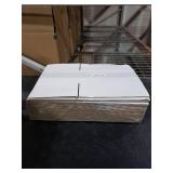 Eupako 10x7x5-Small-Shipping-Boxes-Bulk-Pack-White-Corrugated-Box-Mailers, Cardboard Boxes for Packaging Small Business, Mailing