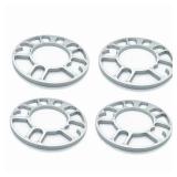 AotoKoop 8mm Wheel Spacers for Multiple Bolts Pattern PCD, 4 Pcs Universal Wheel Adapters for Most 4 Lug and 5 Lug Wheels/Rims