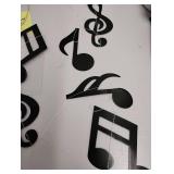 40 Pcs Music Notes Cutouts Music Party Decorations Musical Notes Silhouette for Music Concert 50