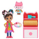 Gabbyâs Dollhouse, Art Studio Set with 2 Toy Figures, 2 Accessories, Delivery and Furniture Piece, Kids Toys for Ages 3 and up