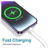 USB C to USB C Charging Cable for Apple iPhone 16 Charger Fast 6ft Long USBC to USB-C Power Cord for iPhone 16/15 Pro Max/MacBook Air 13 inch/IPad Pro/Air/10th/4/5 Type C 2Pack 6 ft 60W