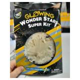 Great Explorations: Wonder Stars Super Kit, Glow In The Dark Ceiling Stars. 150 Pieces In 4 Sizes Reusable Sizes