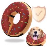 Inflatable Soft Dog Cone Collar for Small Medium Large Dogs & Cats Alternative After Surgery, Blow Up Pet Donut Neck Cone Prevent from Biting & Scratching, Comfy Adjustable Recovery Pillow Collar - Re