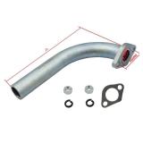 YHB Predator 212cc Exhaust Pipe - Heavy duty 7 inch Exhaust pipe Compatible with Predator 212cc NON-HEMI & Predator HEMI/GX160/GX200/Go Kart & mini bikes