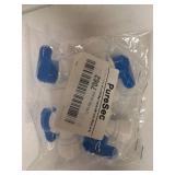 PureSec Inline Shut Off Ball Valve 3/8 inch OD Tubing&Hose&Pipe Use Plastic Quick Connect Fittings for Water Purifier RODI System (Pack of 5)