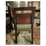 (4) Wooden Back Cushioned Dining Chairs