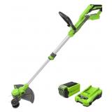 Greenworks 40V 13-Inch Cordless String Trimmer / Edger (Gen 2), 2.0Ah Battery and Charger not Included (Retail $139.99)