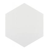 Equipe Hexatile Blanco VEN0202339 Hexagon Tiles Made in Spain 25 pcs 7x8 inch