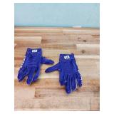 Nxtrnd G1 Youth Football Gloves, Kids Sticky Receiver Gloves (Purple, Youth Large)