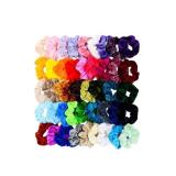 Chloven 45 Pcs Hair Scrunchies Velvet Elastics Hair Bands Scrunchy Hair Ties Ropes Scrunchie for Women Girls Hair Accessories - Great Gift for Holiday Seasons