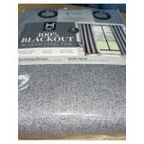 Members Mark 100% Blackout Window Panel Pair, 2 Pack. Grey. 50 in x 84 in.