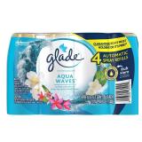 Glade Automatic Spray Refills Aqua Waves Air Freshener 6.2oz 4 pack