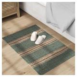 Barnyard Designs Jute Rug 2 x 3, Farmhouse Rug, Natural Rug, Woven Rug, Sisal Rug, Jute Area Rug, Tan Rug, Jute Runner Rug for Hallway, Bathroom, Entryway or Accent Piece