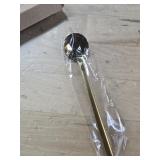 Kitchen Serving Spoons,Soup Spoon, Mirror Finish Spoons,Coffee spoon - Dessert Spoon, Ice Cream Spoons for Soup Rice Tea Milk Coffee Dessert (6 PCS, Gold)