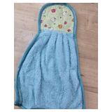 Towel, Coral Velvet Hand Towel Cartoon Hand Towel Kitchen Towels, Green