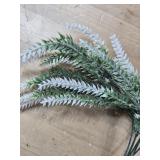 Artificial Plant Covered in Snow Christmas Decor