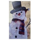 Lawn Sign Snowman Set 3 Count