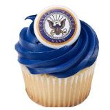 24 United States USA Navy Cupcake Rings Toppers Decoration