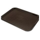 Carlisle CT121669 Cafe Standard Cafeteria / Fast Food Tray 12 x 16 Chocolate - Retail: $109.97