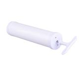 Mallofusa Hand Plastic Compressed Vacuum Space Manual Air Deflation Pump for Vacuum Seal Storage Bags White 9.3 x 1.5 Inch