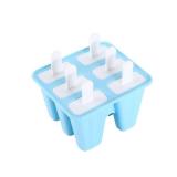 Popsicle Molds Silicone Ice Pop Mold for 6 Pieces, BPA Free, Homemade Frozen Dessert