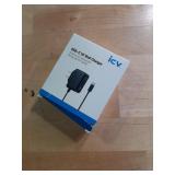 icv 5V 2A USB C Wall Charger with US Adapter for Samsung Galaxy S8, S8 Plus, Note 8, LG G5, G6, HTC 10, Nexus 6P, 5X and Other Type-C 5V Supported Device (Black)