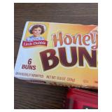 Honey Buns 6 ct, Hills Bros Cappuccino French Vanilla Mix 16 oz