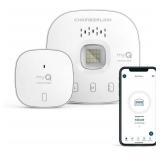 CHAMBERLAIN Smart Garage Control - Wireless Garage Hub and Sensor with Wifi & Bluetooth - Smartphone Controlled, myQ-G0401-ES, White