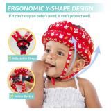 Baby Helmet for Crawling Walking Baby Head Protector - Head Protection for Infant Baby No Bumps and Soft Cushion Safety Headguard I Toddler Inflatable Helmets 1-2 Years Old, 6-12 Months