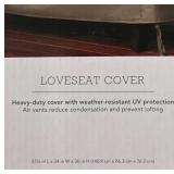 NEW Threshold‎ Heavy Duty Weather Resistant UV Protection 55.5” Loveseat Cover