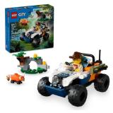 LEGO City Jungle Explorer ATV Red Panda Mission Car Toy, Fun Summer Toy for Kids Ages 6 and Up, Jungle Explorer Minifigure and Animal Figure Included, Outdoor Toy Gift Idea for Adventure Fans, 60424