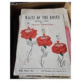 Whole box of Vintage Sheet Music, some have intrument as well, some in ok condition some in good condition