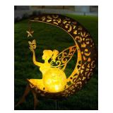 Solar Garden Statues Outdoor Decor