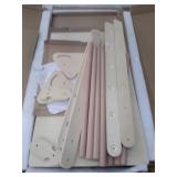 Giant bean Foldable Wooden Climbing Triangle With Sliding Ramp