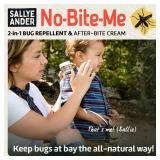 SALLYEANDER No Bite Me All-Natural Bug & Insect Repellent - Anti Itch Cream - 2 oz - Safe for Kids and Infants - Repels Mosquitoes, Black Flies, Fleas, and Ticks