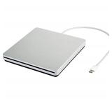 External CD DVD Drive USB C CD DVD Burner/Writer Slim Portable Slot in CD DVD Reader for MacBook Pro/Air/Mac/Laptop/Windows10 (Sliver)