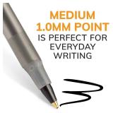 BIC Round Stic Xtra Life Ballpoint Pens, Medium Point (1.0mm), Black, 60-Count Pack, Flexible Round Barrel For Writing Comfort, Perfect Teacher Appreciation Gifts